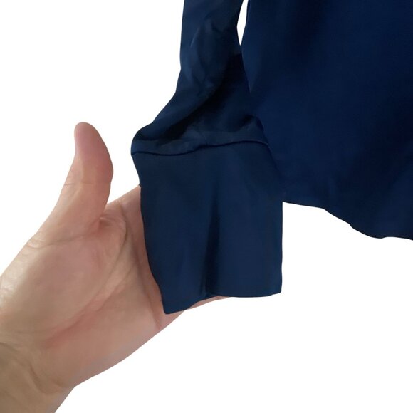 Crivit Mens Navy Blue Long Sleeve Athletic Pullover Top 1/4 Zip Performance - Picture 6 of 9